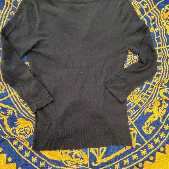 Merona Black Button-Up Cardigan - Picture 3 of 3